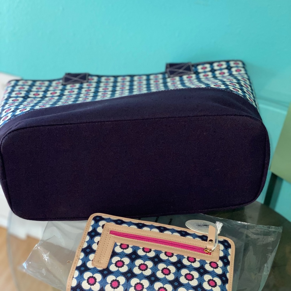 SPARTINA Calhoun Tote w/ Matching Wallet NEW W/ T - Picture 11 of 11